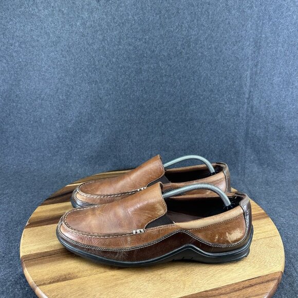 Cole Haan Tucker Loafer Leather Venetian Slip Loafer C03559 Men's 11 Vibram Sole - Picture 6 of 13